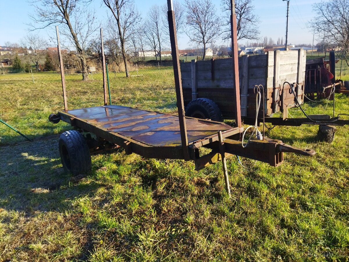 Dvoukolák za traktor