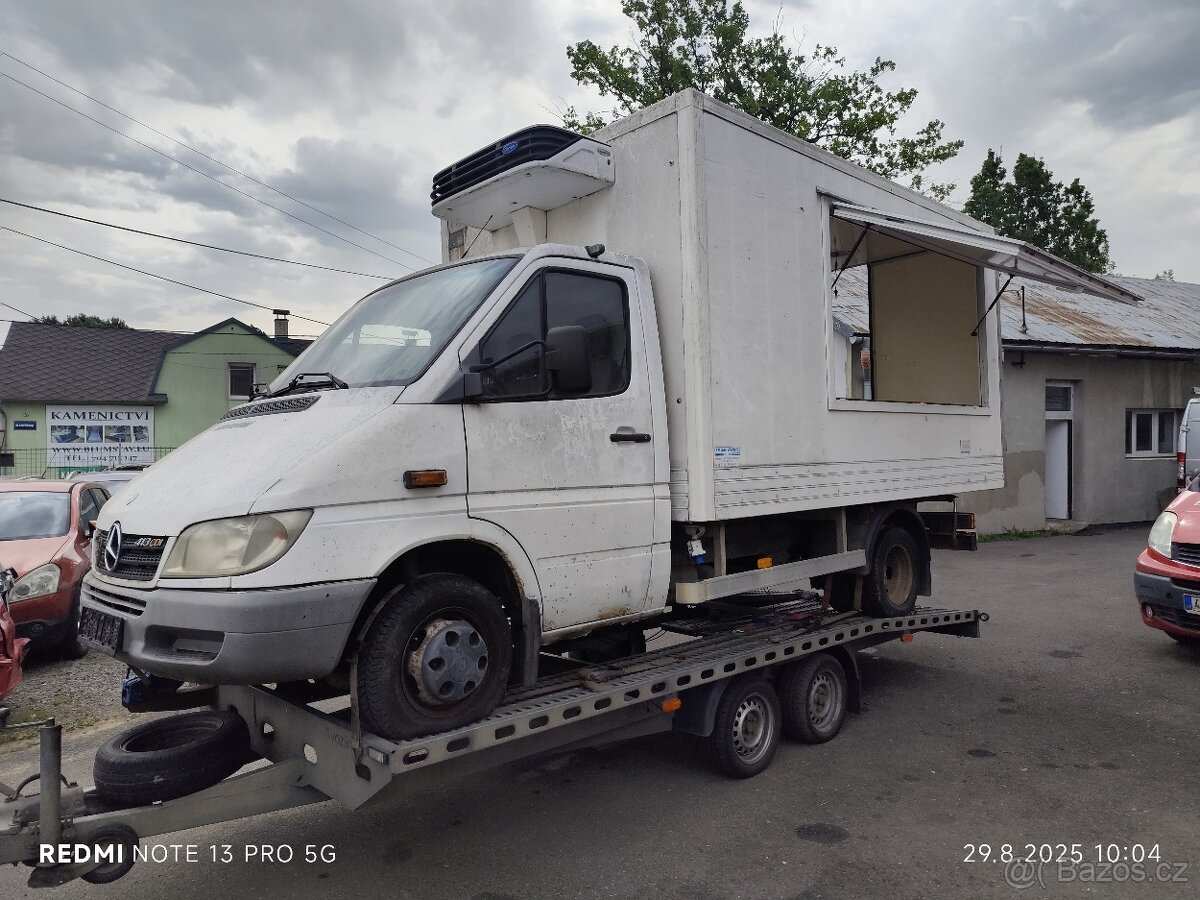 Mb Sprinter 2.2d, 95kw, 2003, naj. 400tis., pojízdn. prodejn