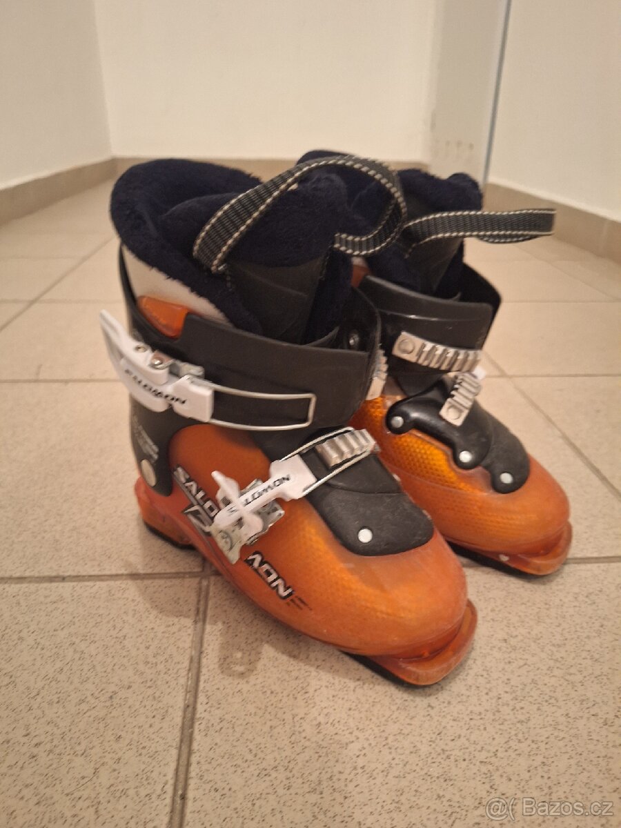 Prodám dětské lyžařské boty Salomon vel. 18