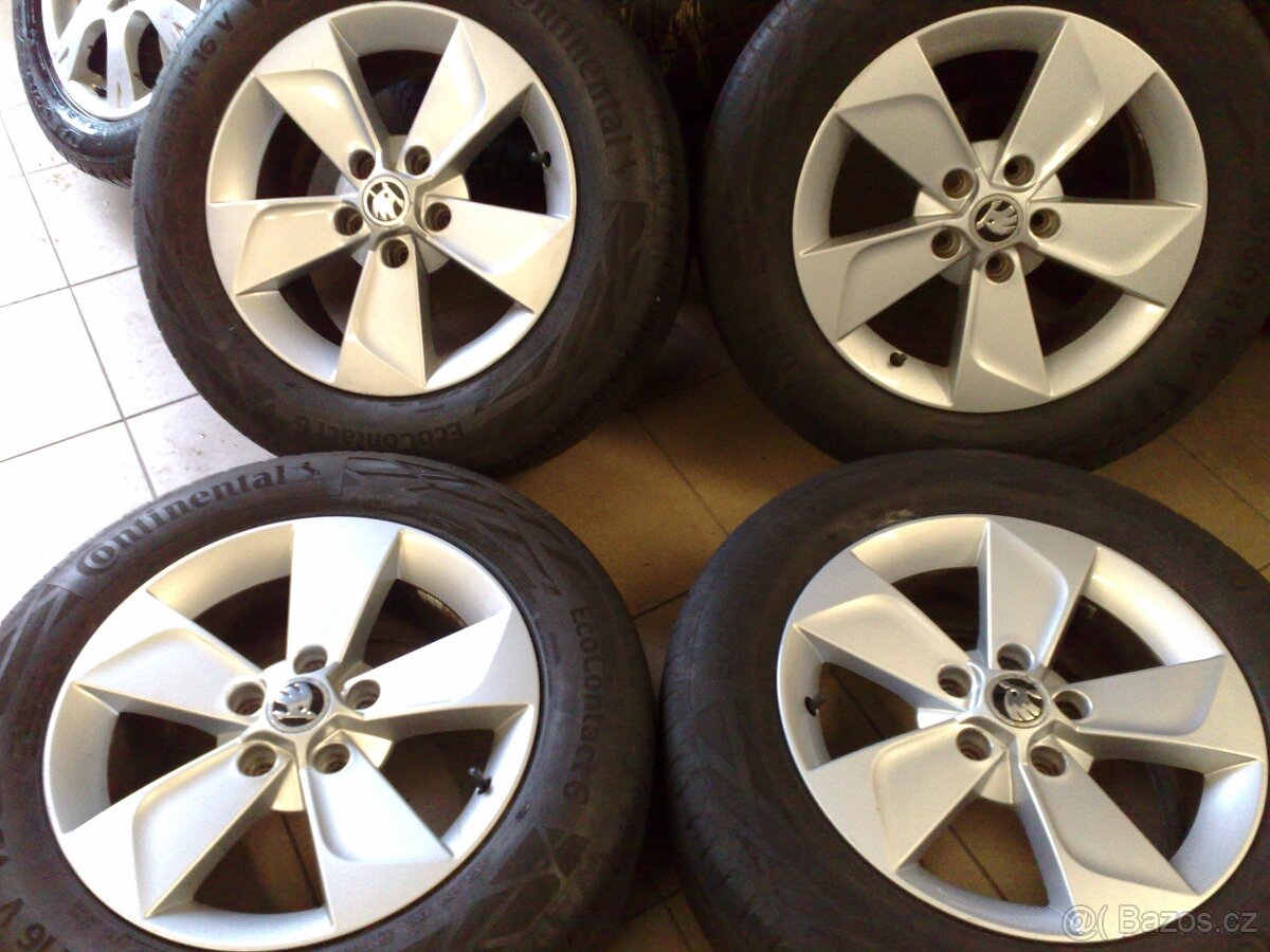 alu kola skoda 5x112 r16 original škoda 215/60/16