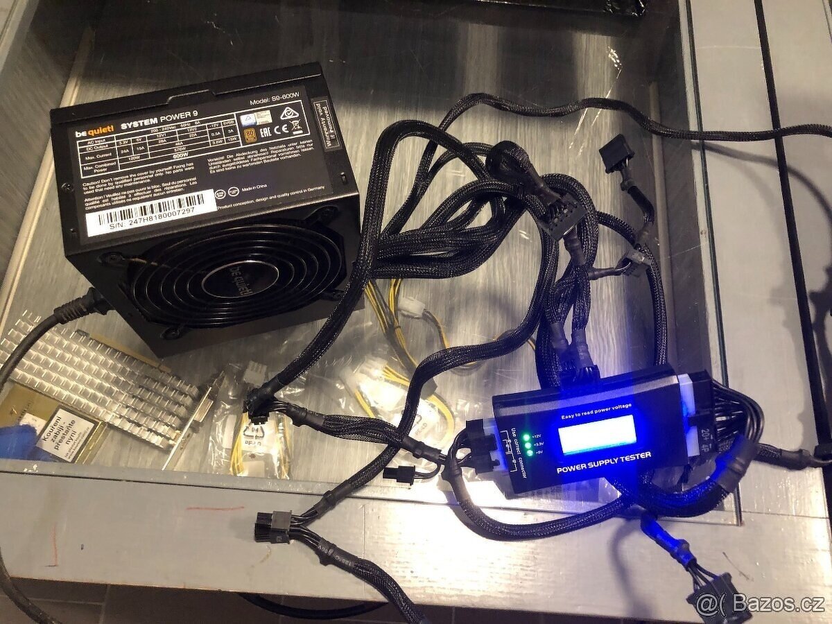 600W 86% Bequiet SYSTEM POWER 9 4x PCIe (8-pin / 6+2-pin)