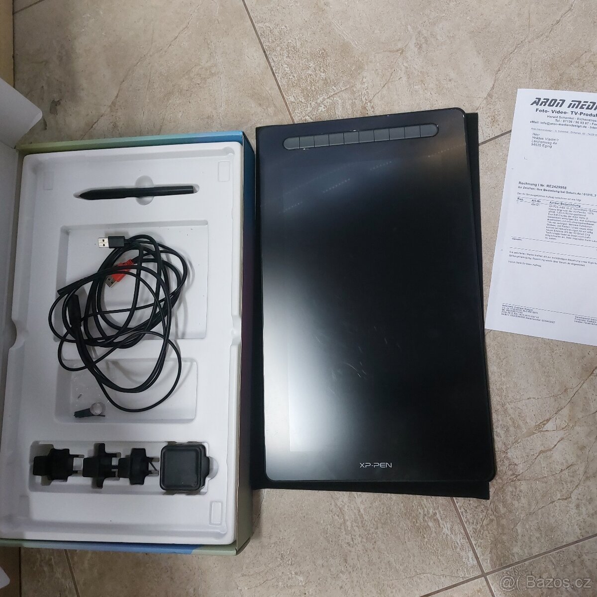 Grafický tablet XP-Pen, dotykové pero, DOKLAD, ZÁRUKA