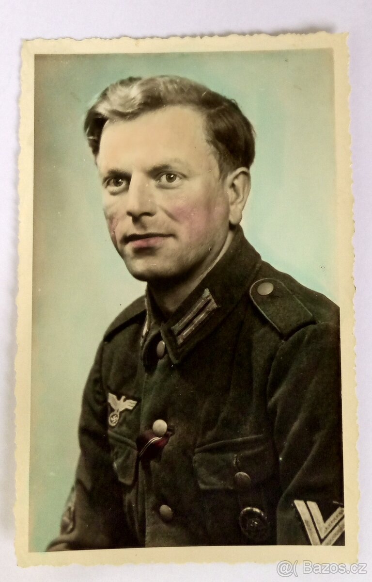 Foto vojáka Wehrmachtu.