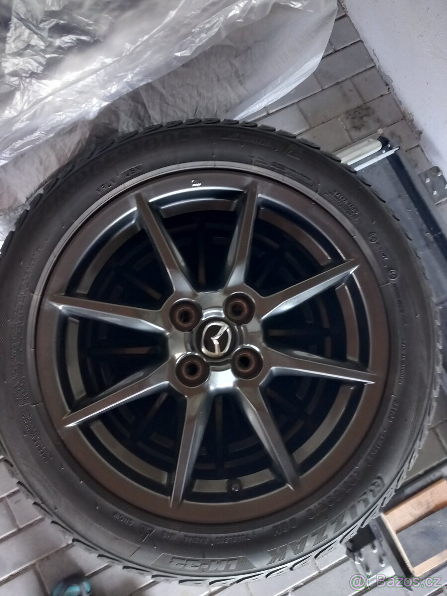 Prodám sadu disk + zimní 195/5 R16, 4x100, 55 průměr středu