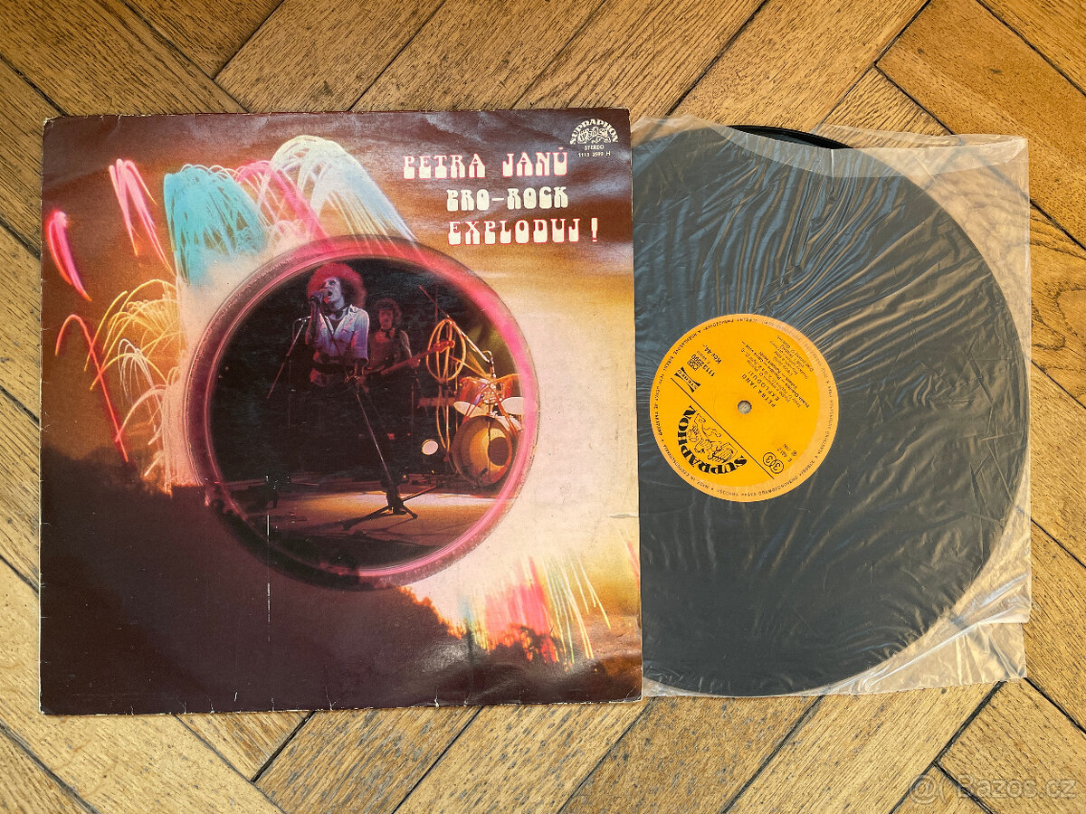 LP deska Petra JANŮ Pro rock Exploduj