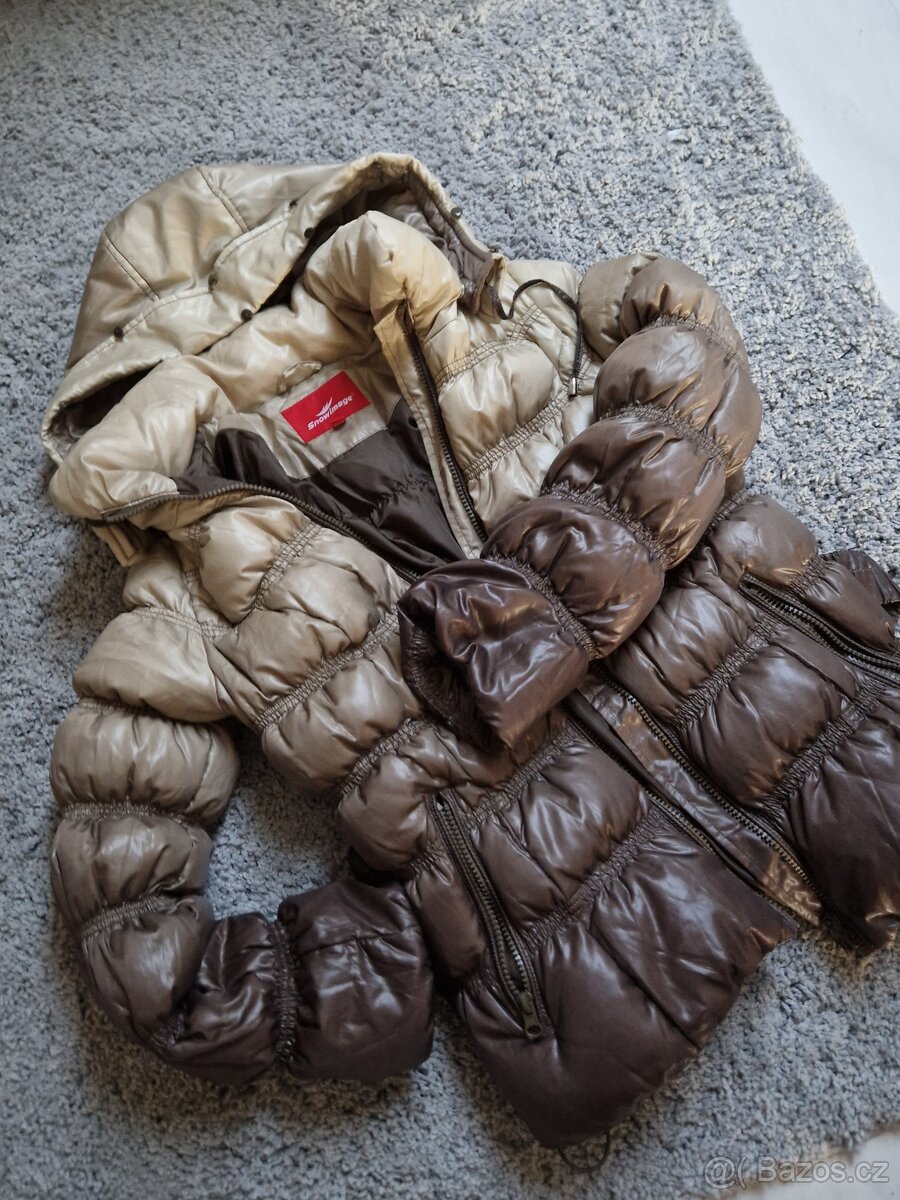 Hnědá péřová bunda Snowimage