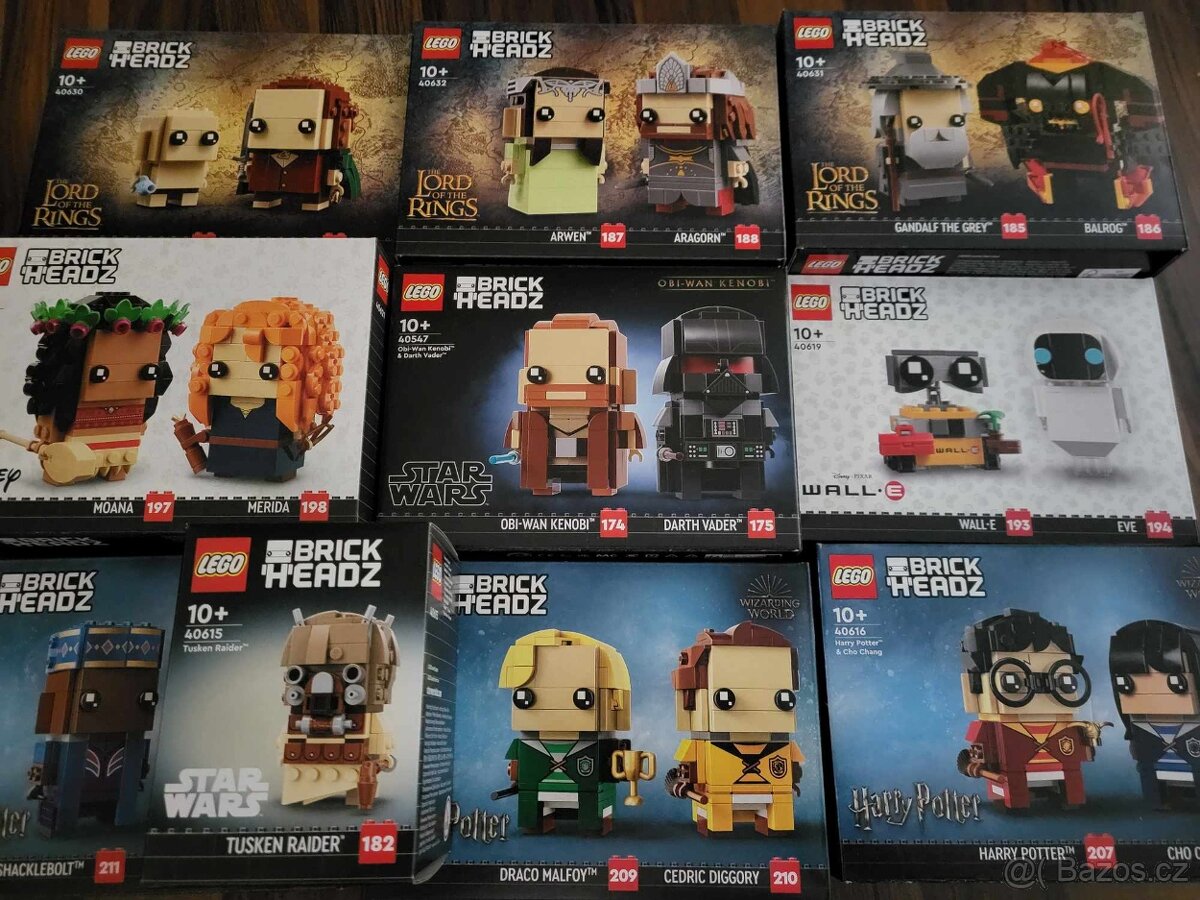 Lego BrickHeadz 40615 40631 40621 40677 40630 Darek zdarma