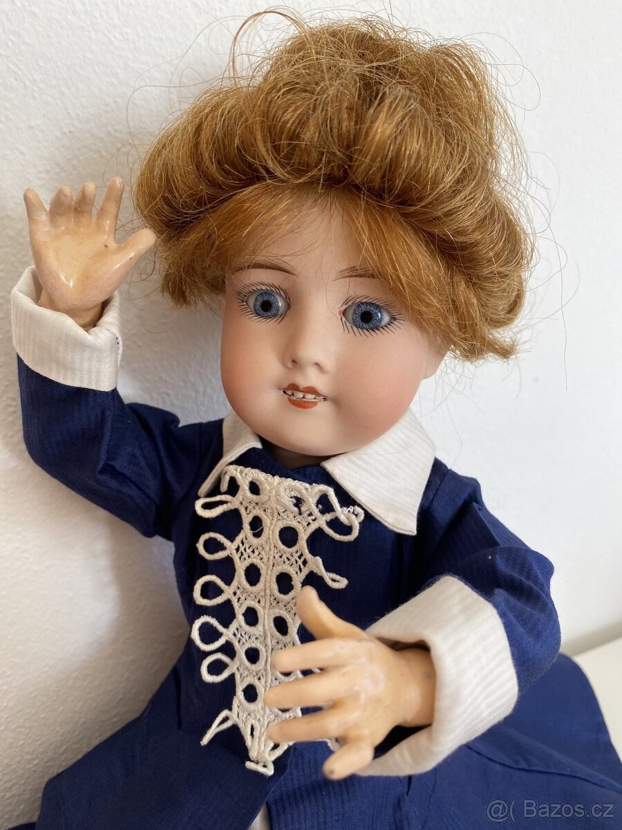 Starožitná francouzská panenka Tanagra Perle