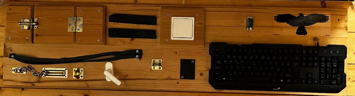 Activityboard - DIY homemade