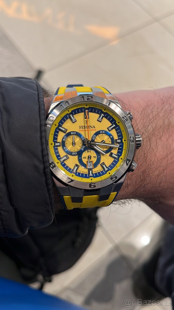 Panské hodinky festina chrono bike zánovní