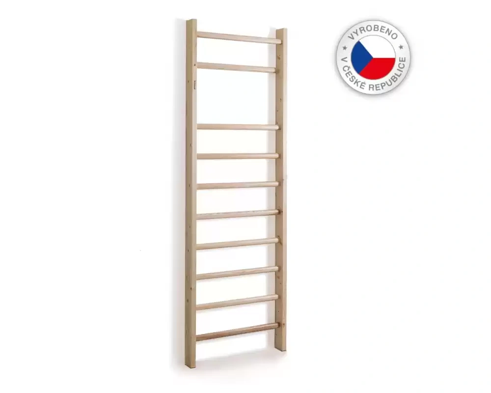 🪵 Masivní dřevěné žebřiny – TOP stav
