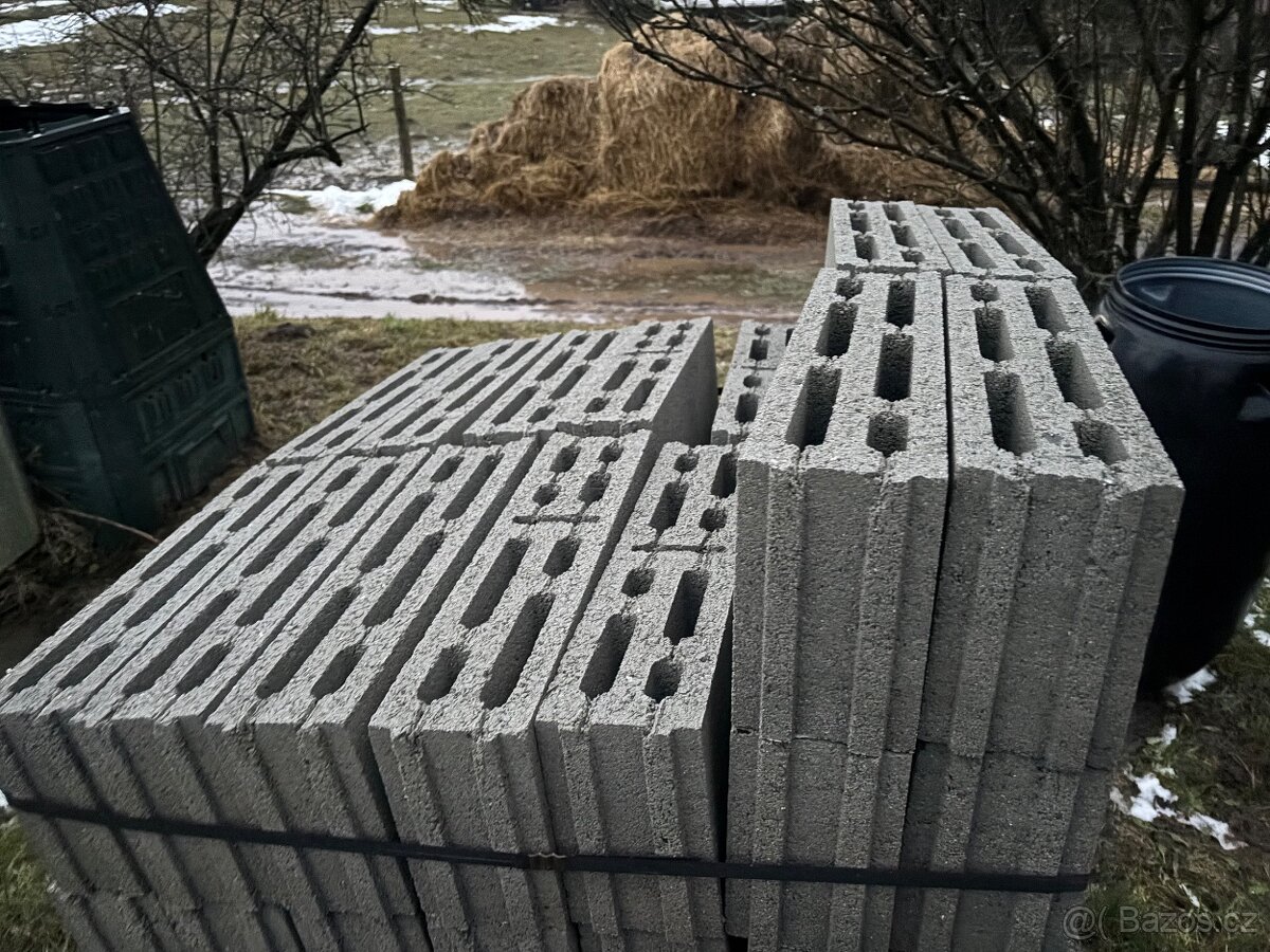 Betonové tvárnice zdivo