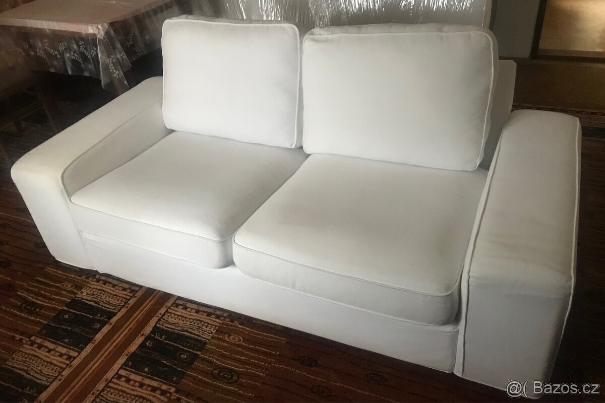 Gauč, pohovka bílá, KIVIK IKEA