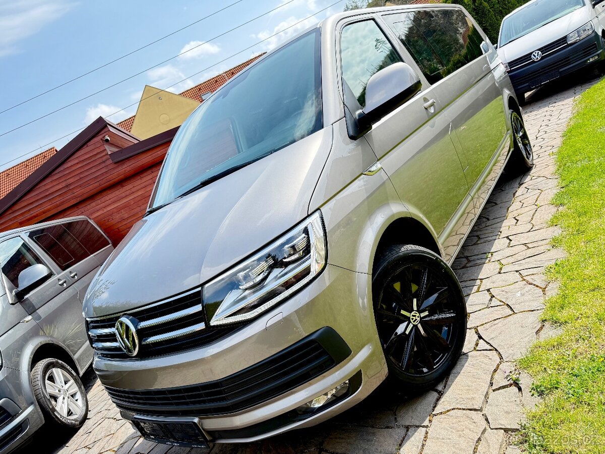 VW Multivan T6 LONG-4x4-147 tis. Km-ČR-1 majitel-Tažné-DPH