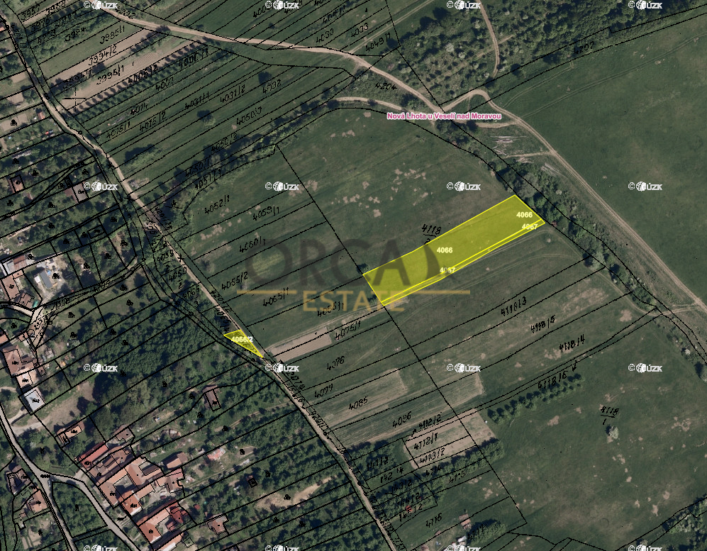 0,3 ha pozemků v k.ú. Nová Lhota u Veselí nad Moravou