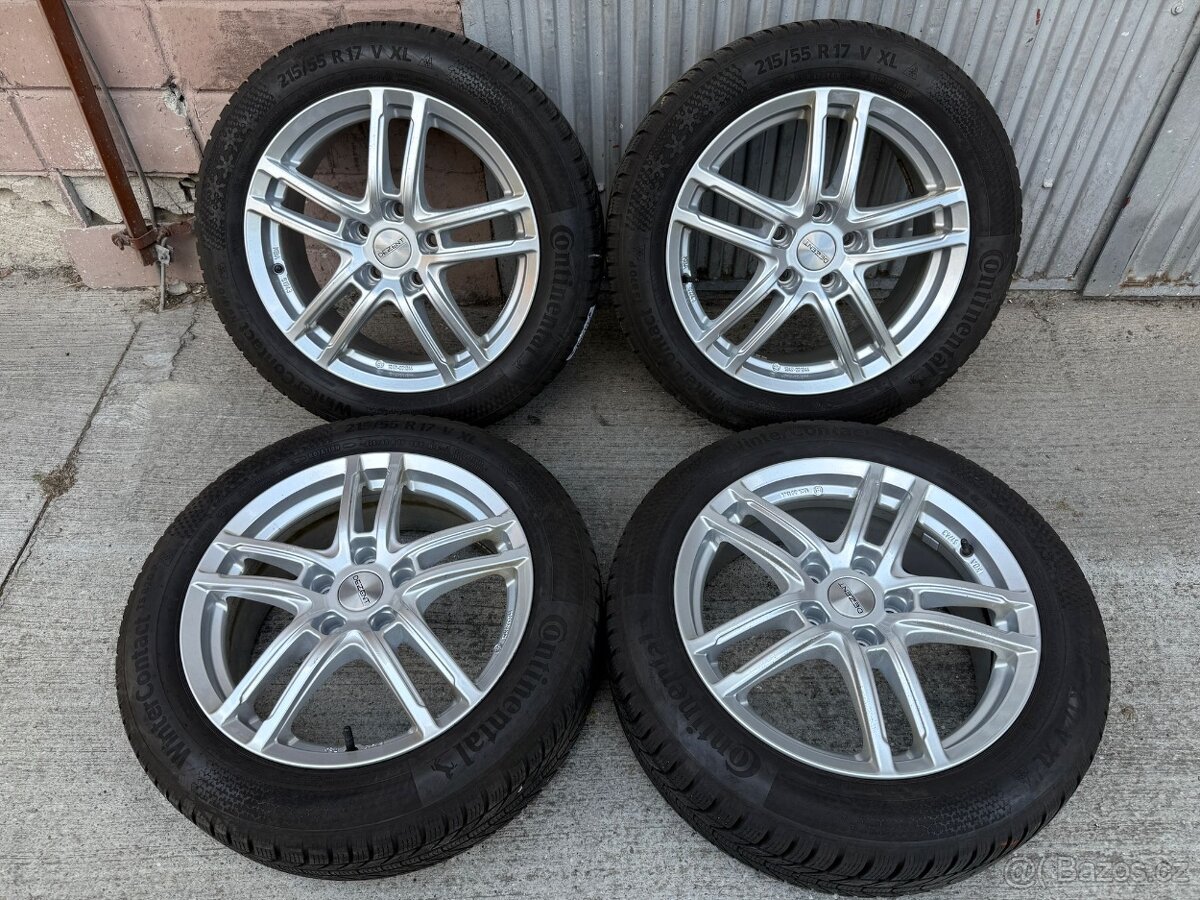 17" Elektrony 5x115 so zimnymi pneu 215/55 R17 Insignia