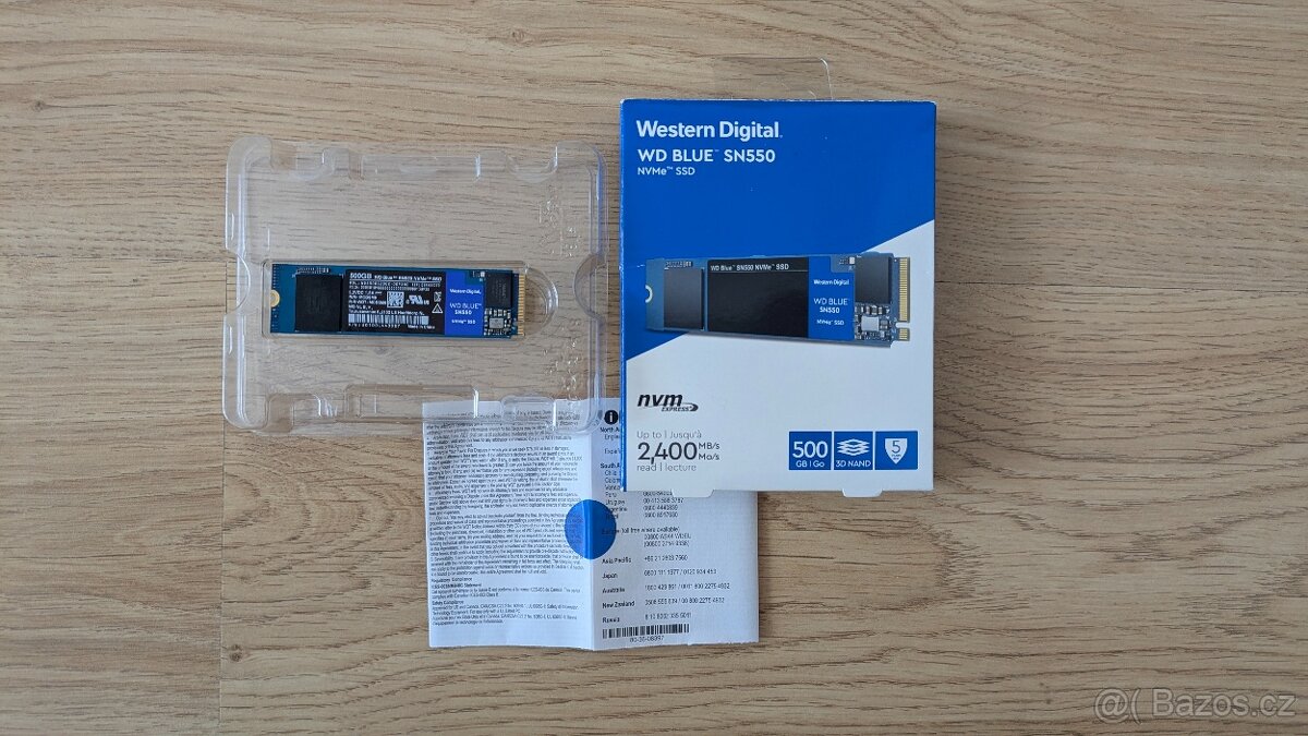 Western Digital SSD NVMe SN550 500GB (WDS500G2B0C )