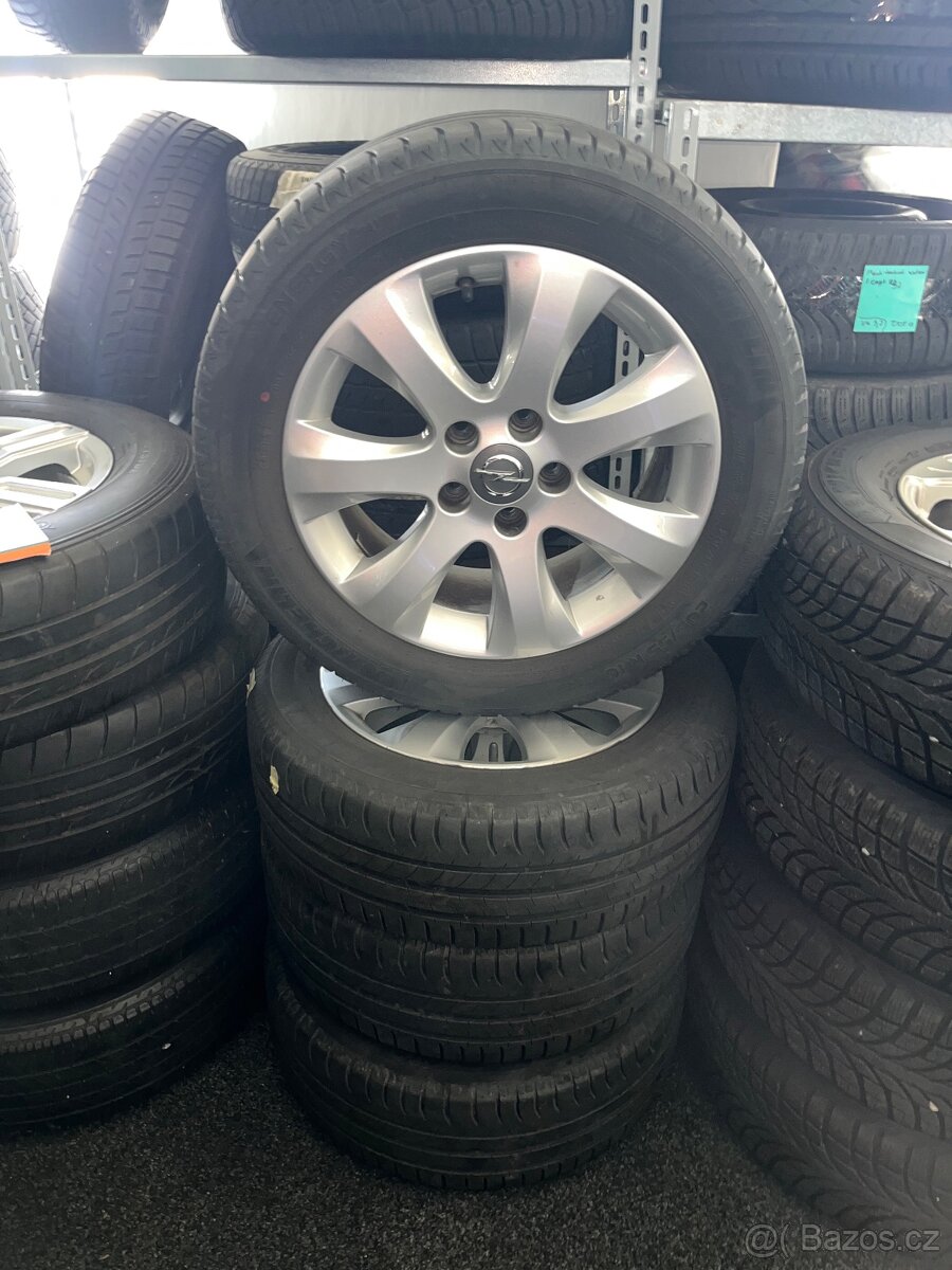 Alu kola 5x110 r16 + letní pneu Michelin