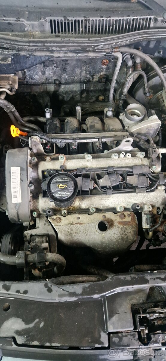VW Golf 4 1.6 77kw BCB komplet motor