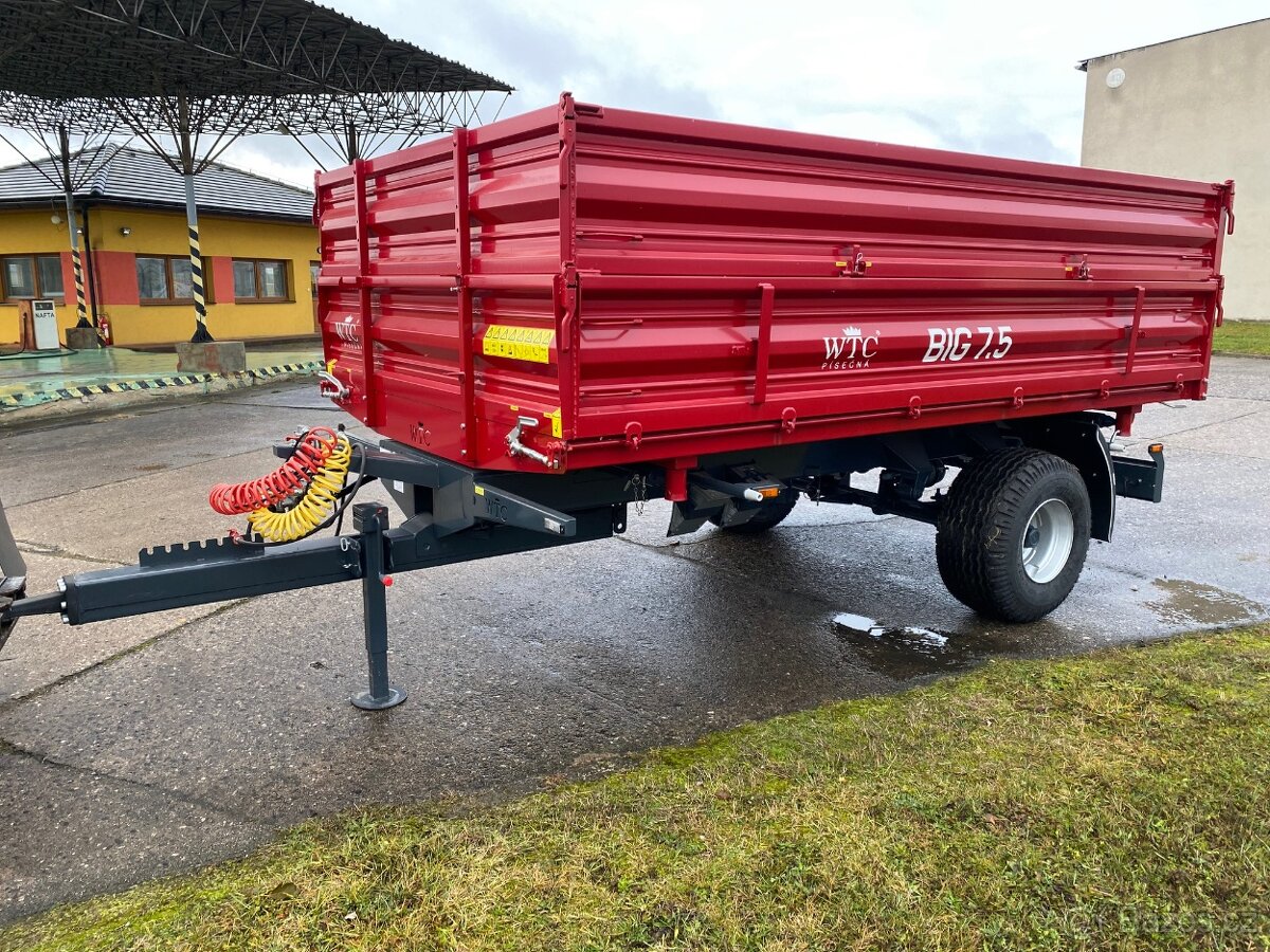Traktorový návěs WTC BIG 7.5 kára - ihned k odběru