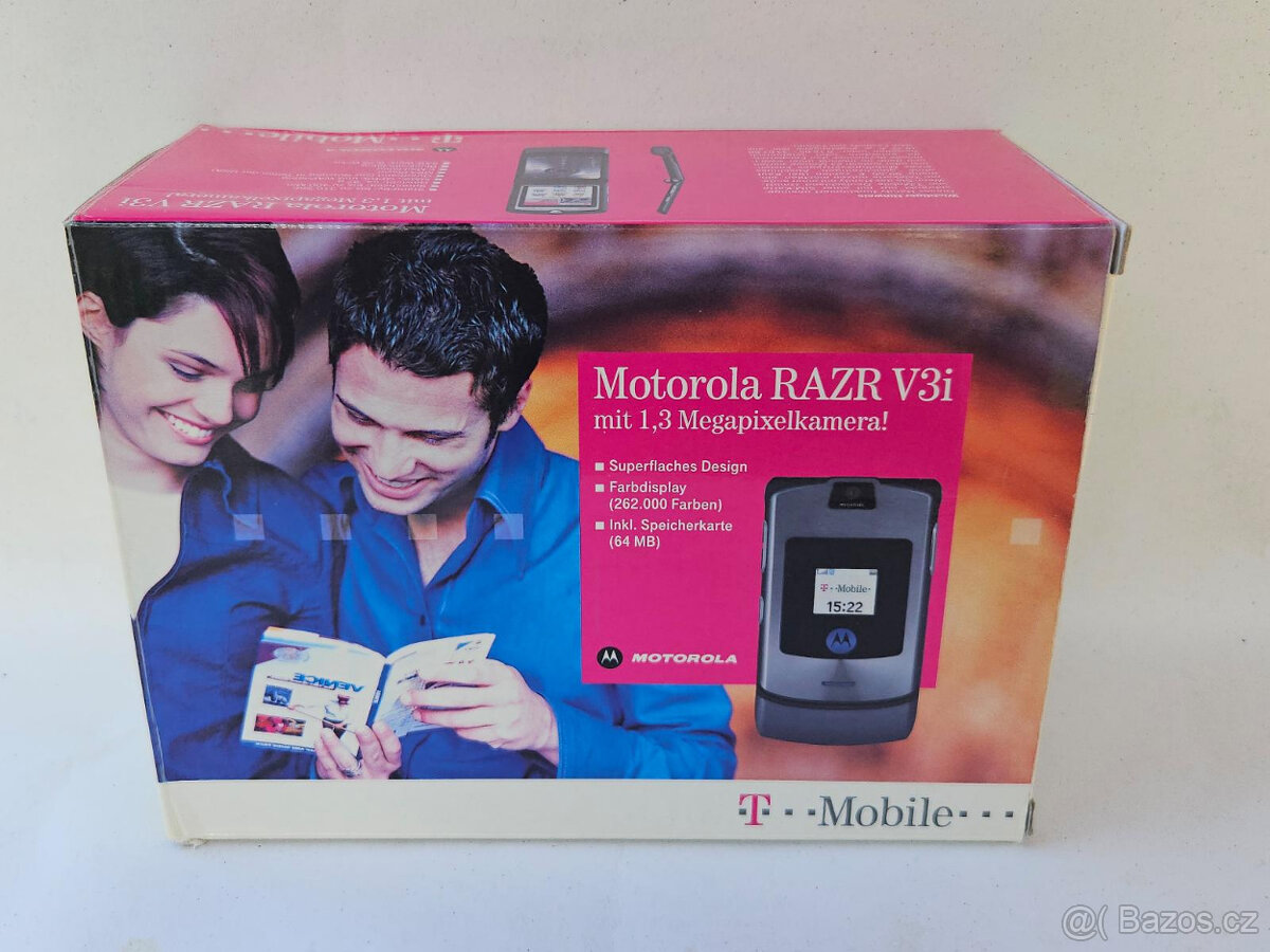 MOTOROLA RAZR V3i - NOVÝ - GSM - SBĚRATELSKÁ RARITA RETRO