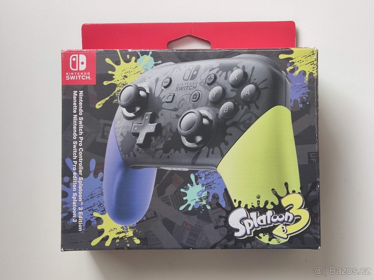 Pro Controller Splatoon 3 Nintendo Switch