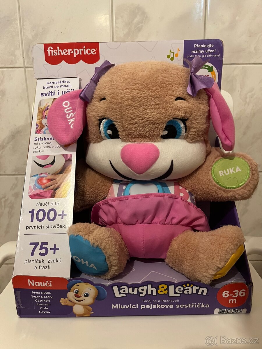 Fisher-Price Mluvící pejskova sestřička CZ.