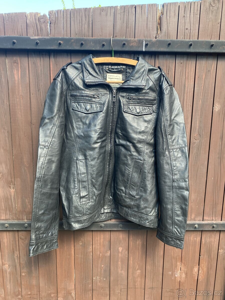 Kožená bunda L