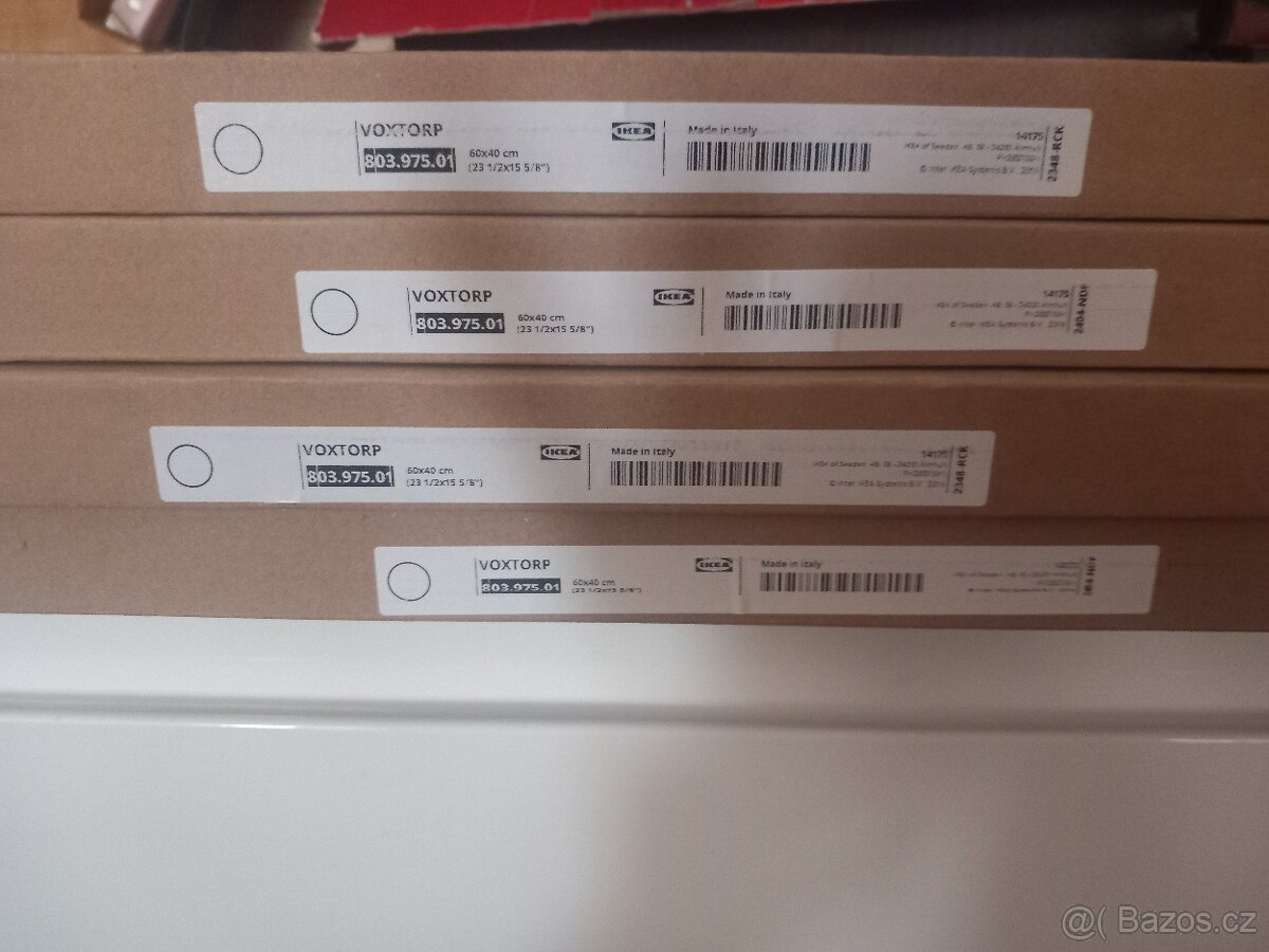 Nove čelo Voxtorp 60x40 cm Ikea Metod, 3 kusy