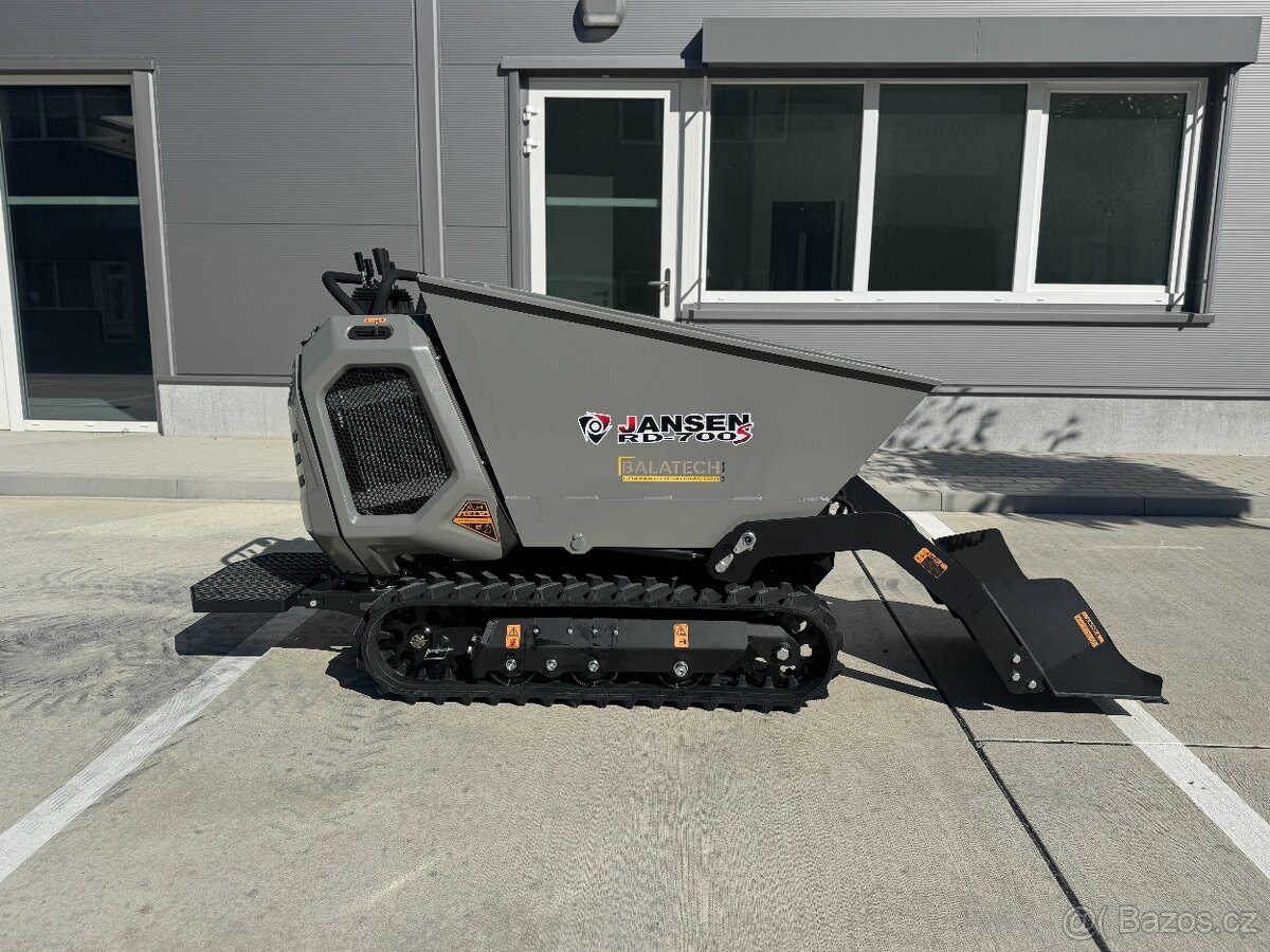 Benzínový minidumper JANSEN RD-700S se lžící