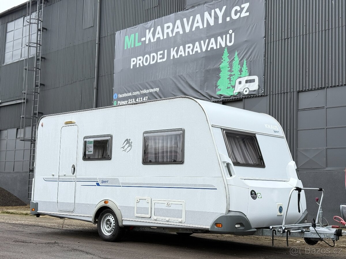 Knaus Sport 450 FS/R.V.2011/1.500Kg/PŘEDSTAN/NOSIČ