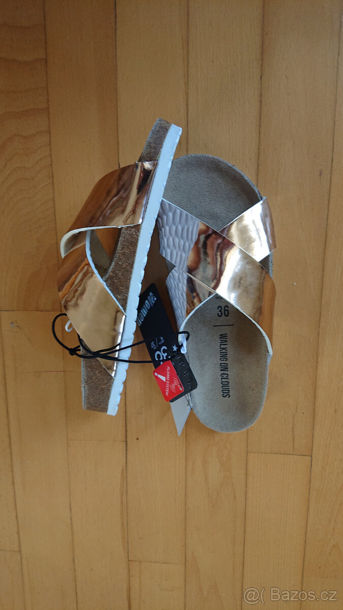 nazouváky zlaté vel. 36