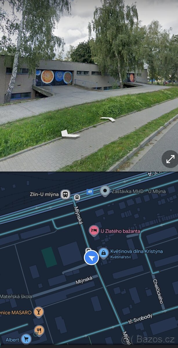 Pronajem garaze, Mlynska ul. Malenovice