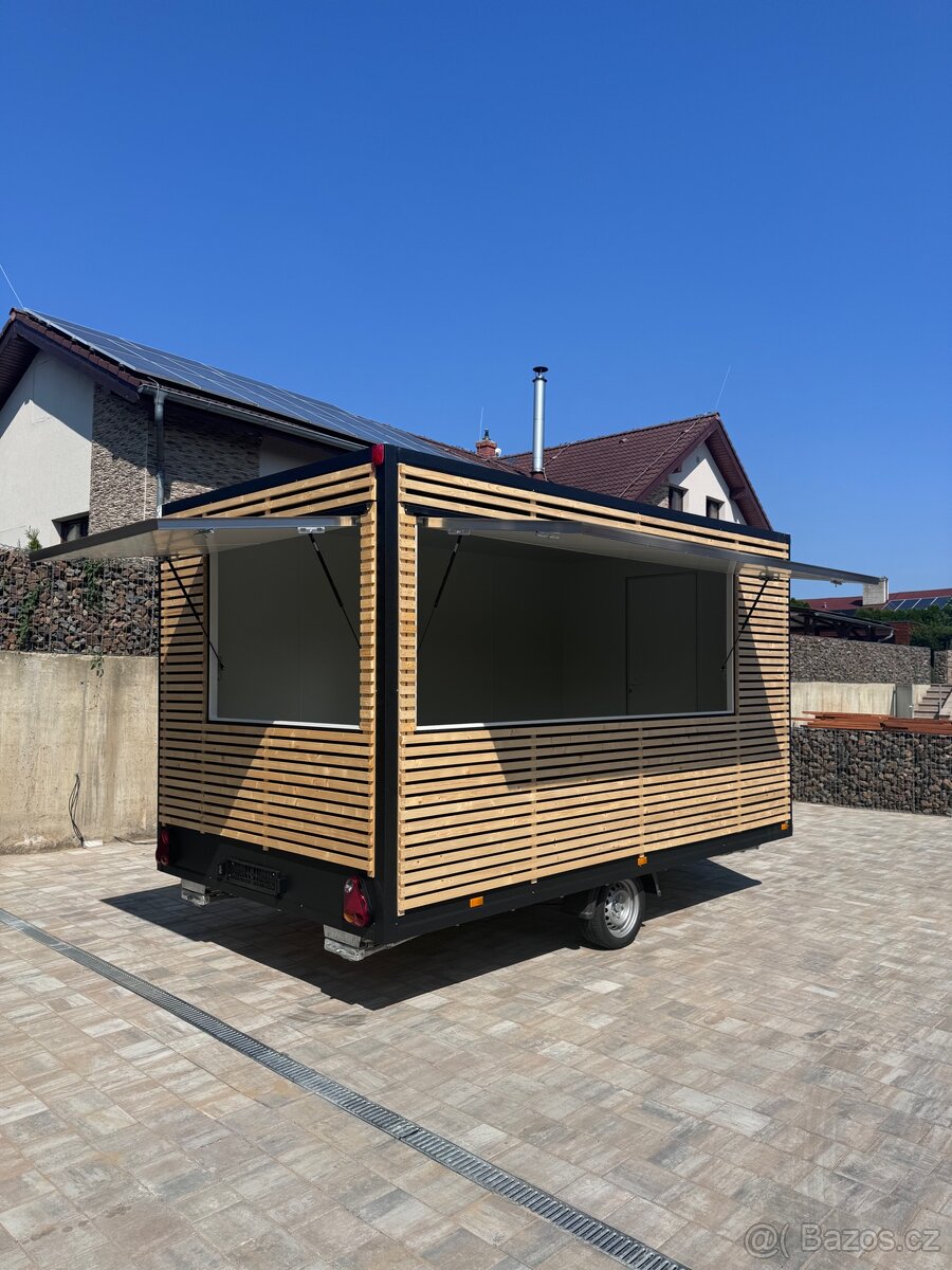 Gastro přivěs, pojízdná prodejna, food truck - celá ČR