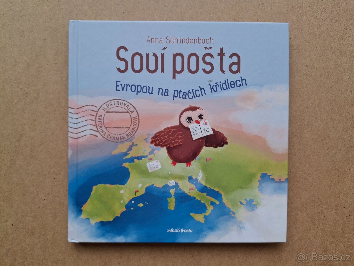 Dětská kniha Soví pošta : Evropou na ptačích křídlech