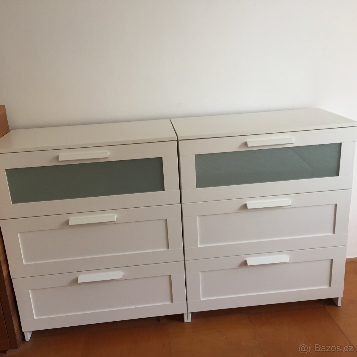 Šatní skříň PAQ IKEA, komoda Malm Ikea 2x, komoda Jitona