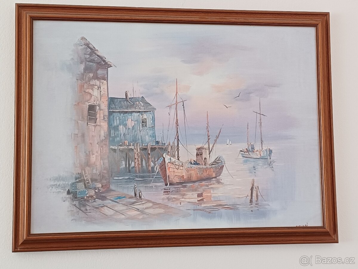 Obraz lodí