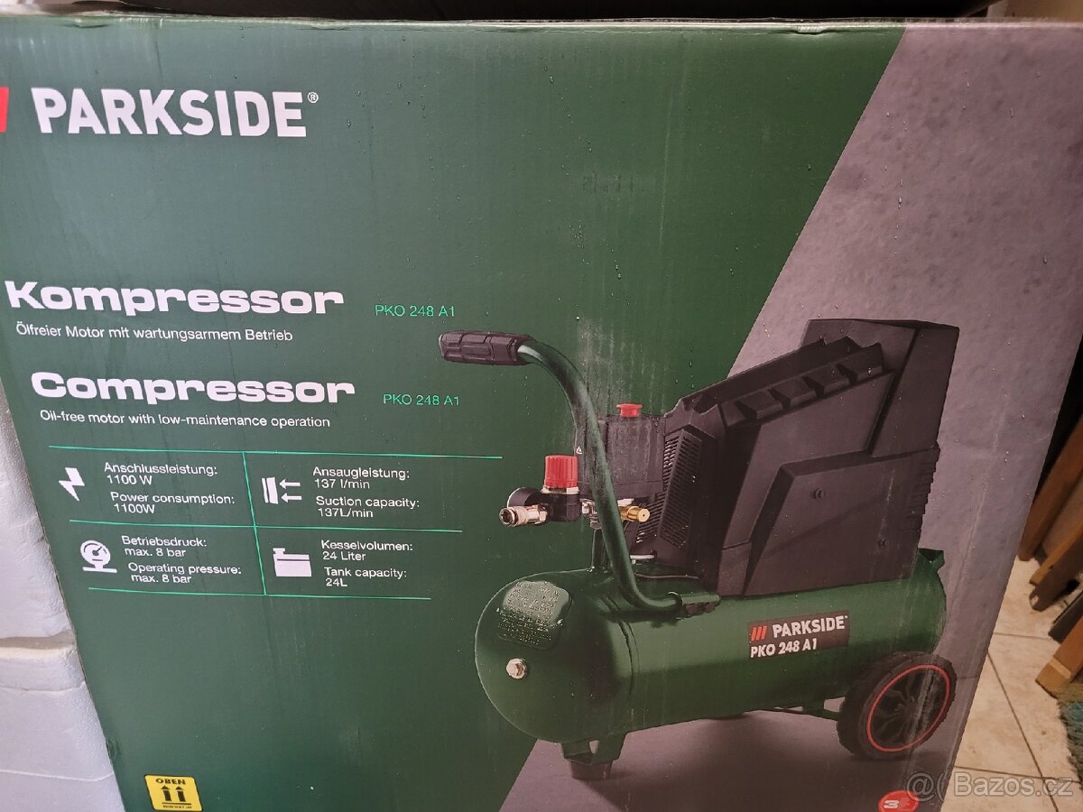 Nový kompresor parkside