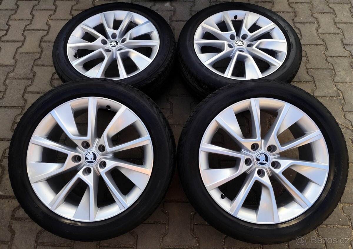 Alu kola originál Škoda Karoq 5x112 R18 Braga