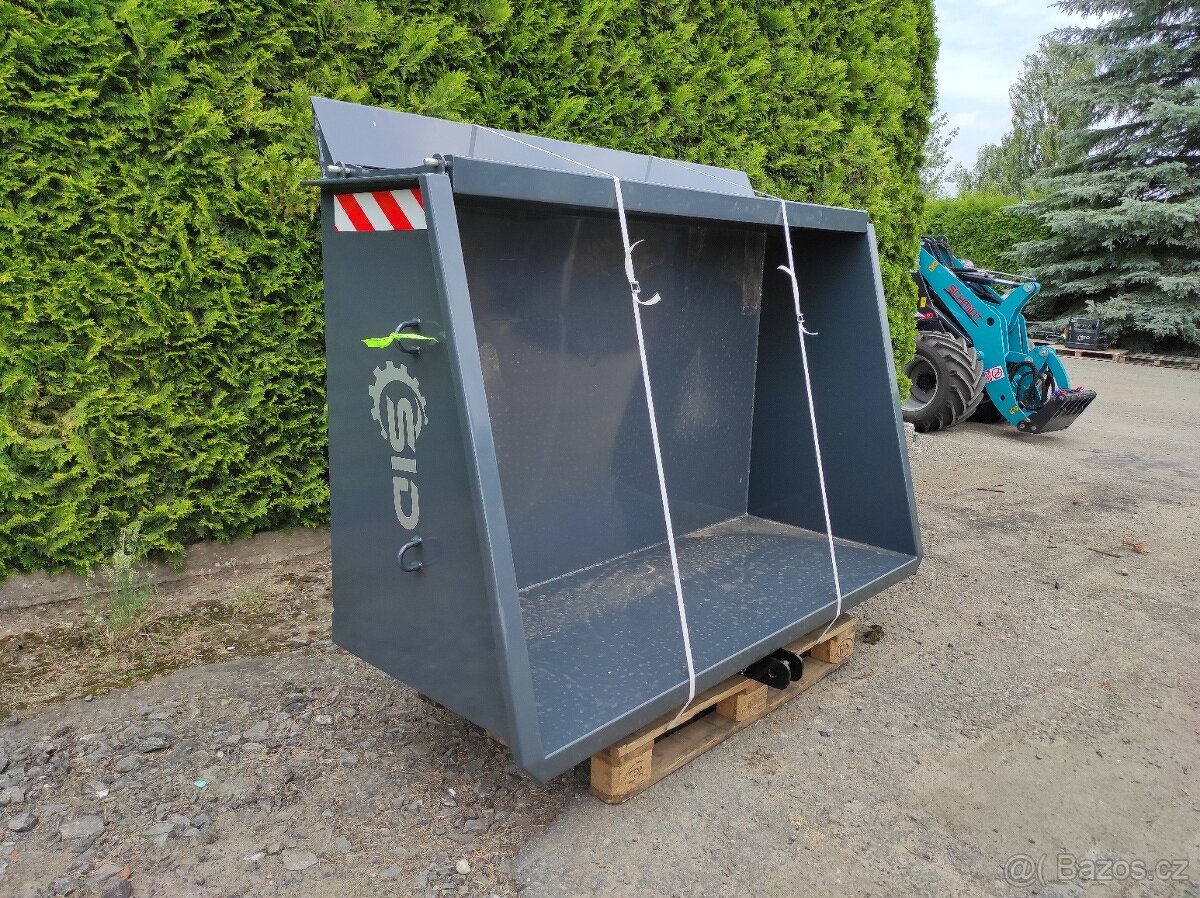 Přepravní box za traktor do třetího bodu 180x110