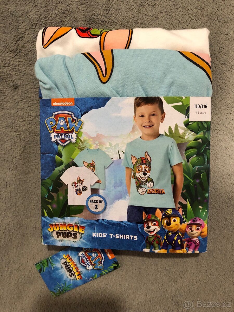 Chlapecká trička 98/104 a 110/116