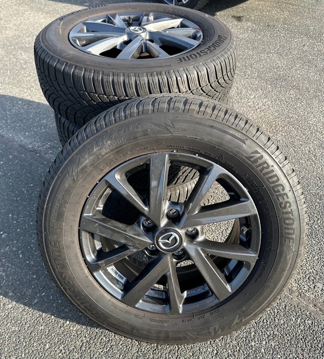 Alu Kola - 6.5 X 16 (5X114.3) - na zimních Bridgestone
