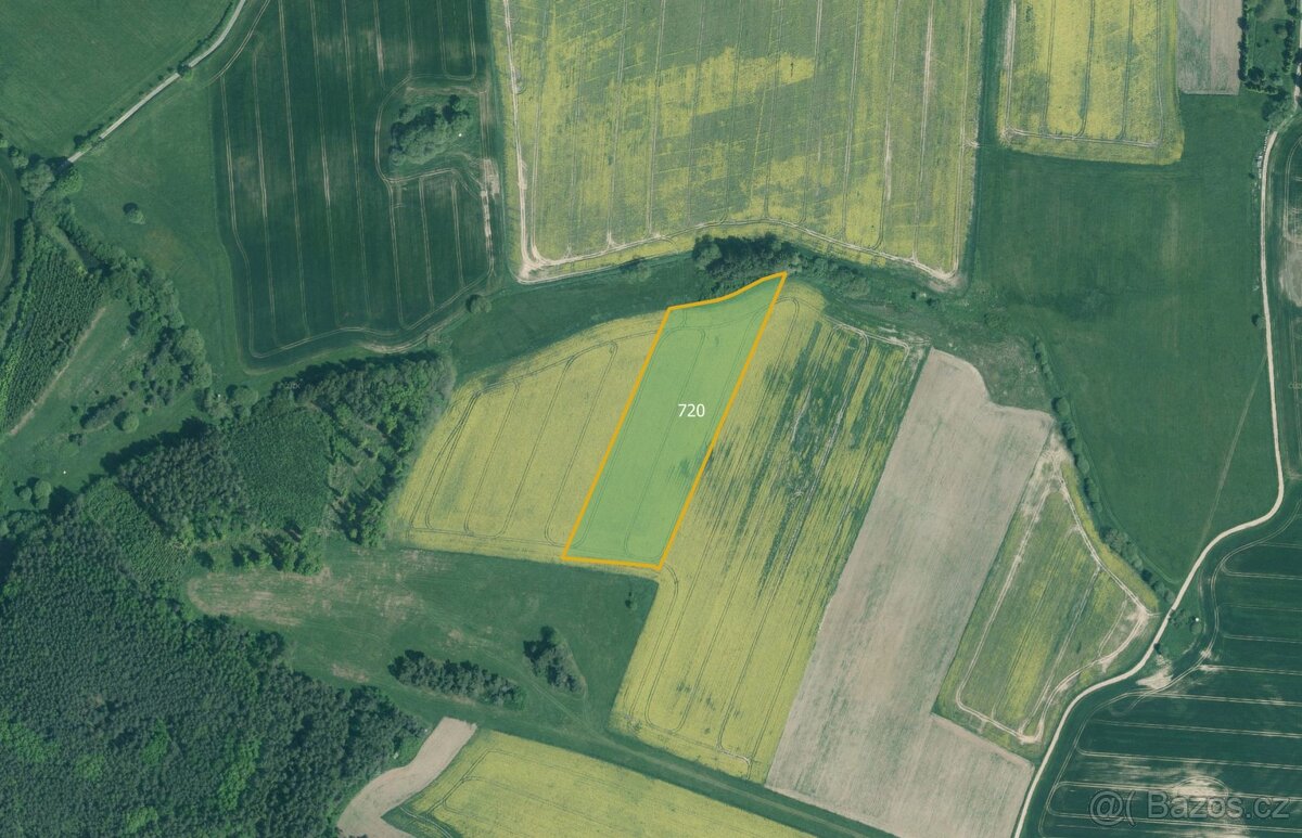 Zemědělská půda, prodej, Rakov, Bernartice, Písek