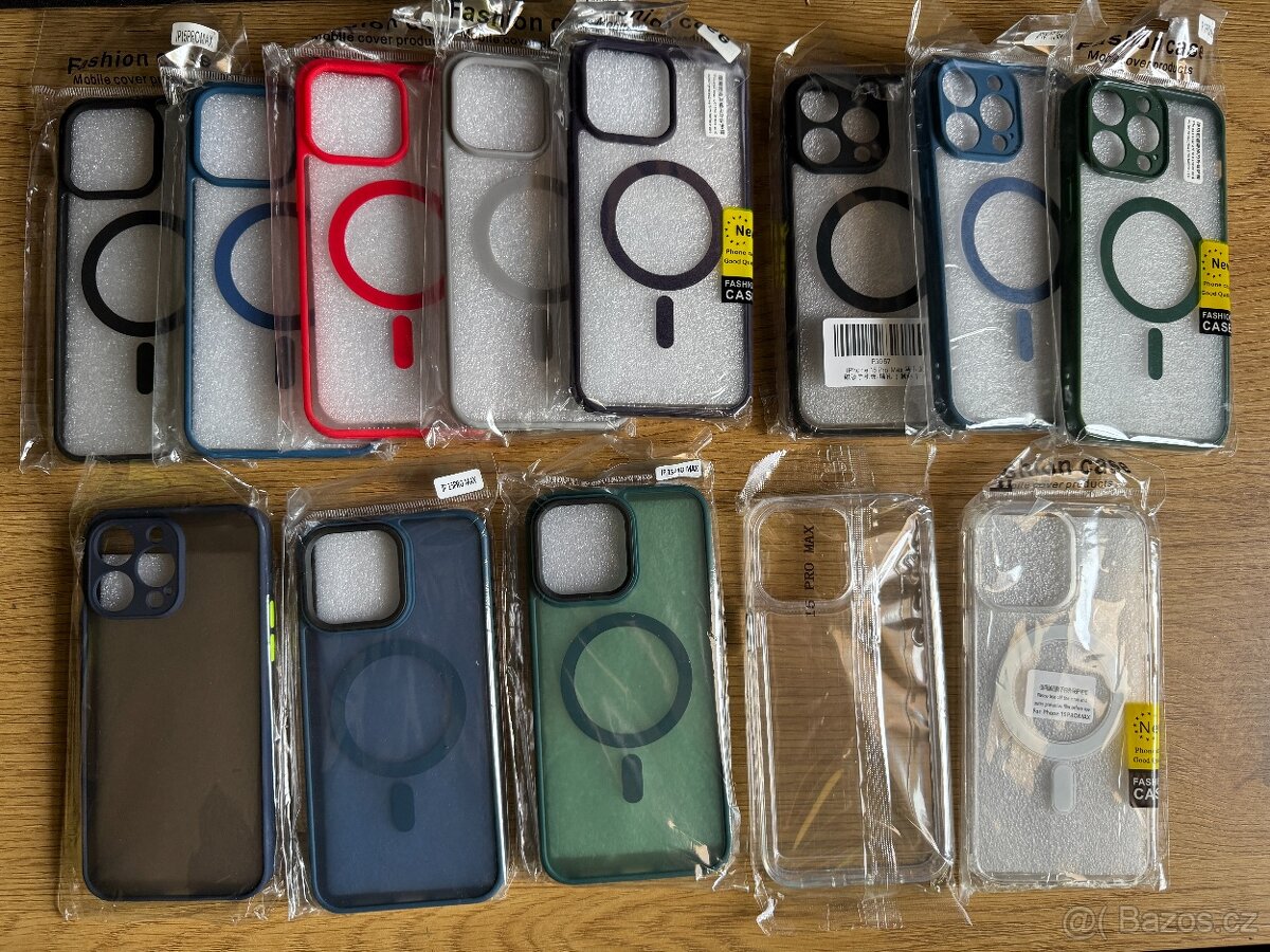 Mag safe kryty a silikonové na iPhone 15 Pro Max