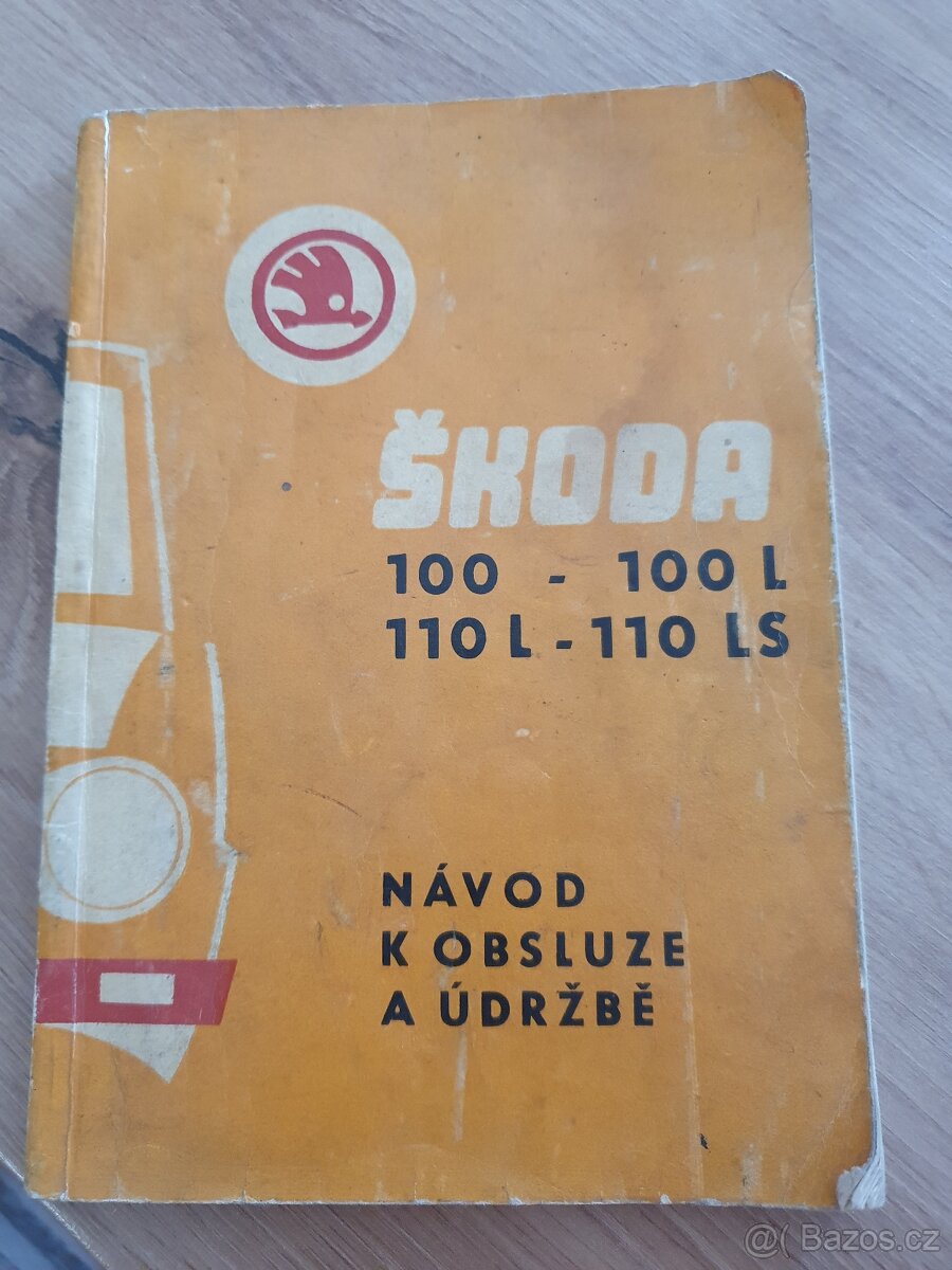 Původní návod k obsluze Škoda 100, 110