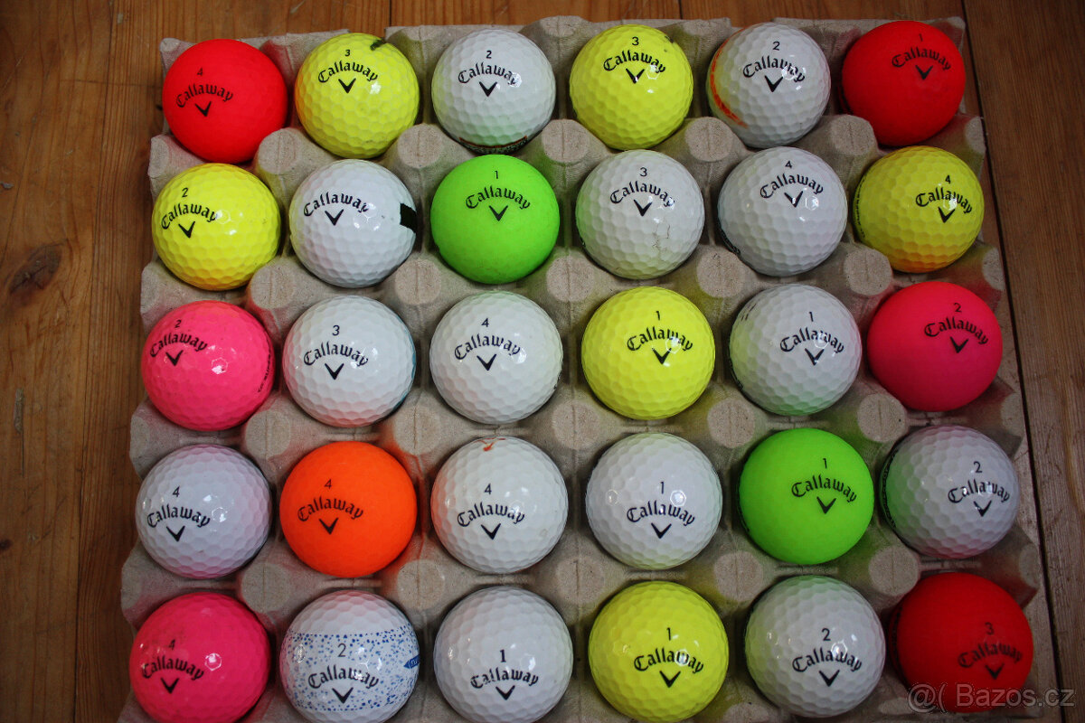 30 míčů CALLAWAY SUPERSOFT - TOP STAV