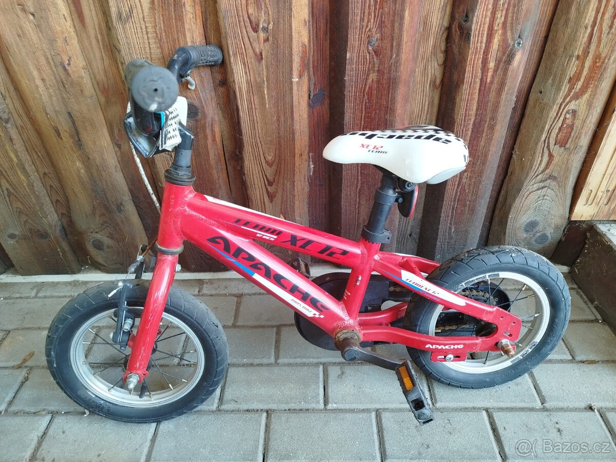 Dětské kolo APACHE X12 +přídavné kolečka