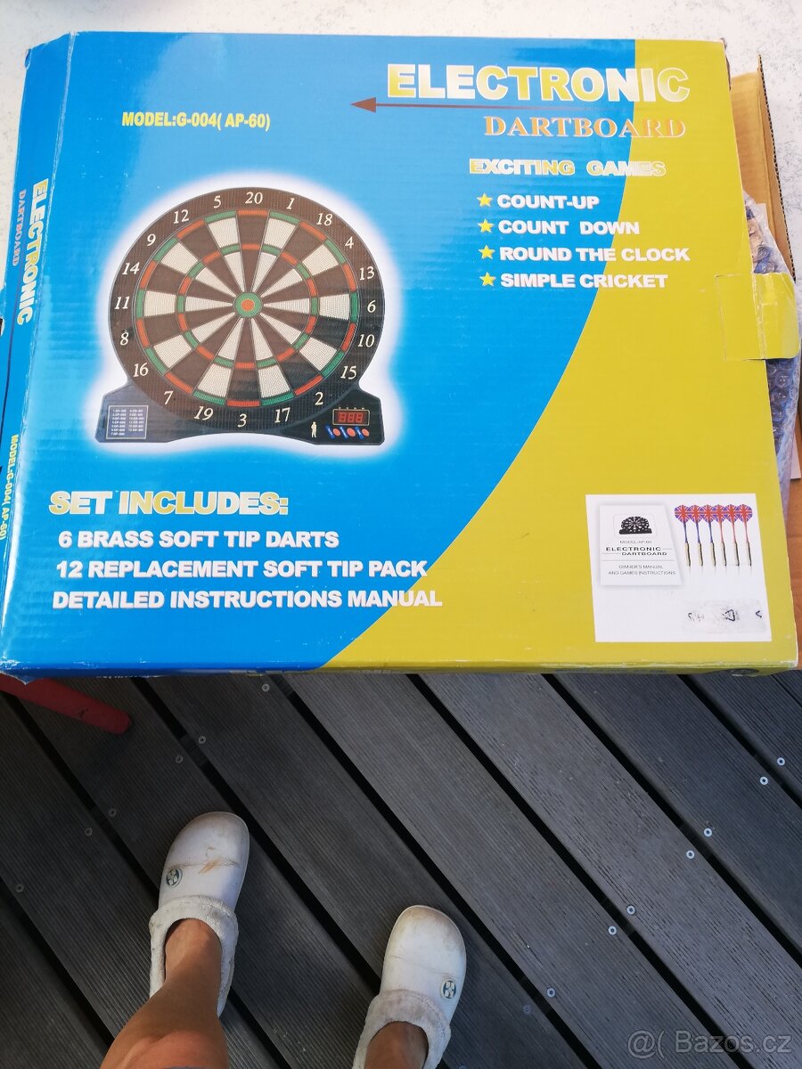 Elektronické terč + Elektronic DARTBOARD model AP60
