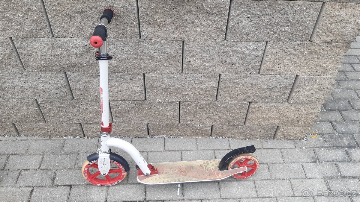Dětská koloběžka Spartan (Bílá)