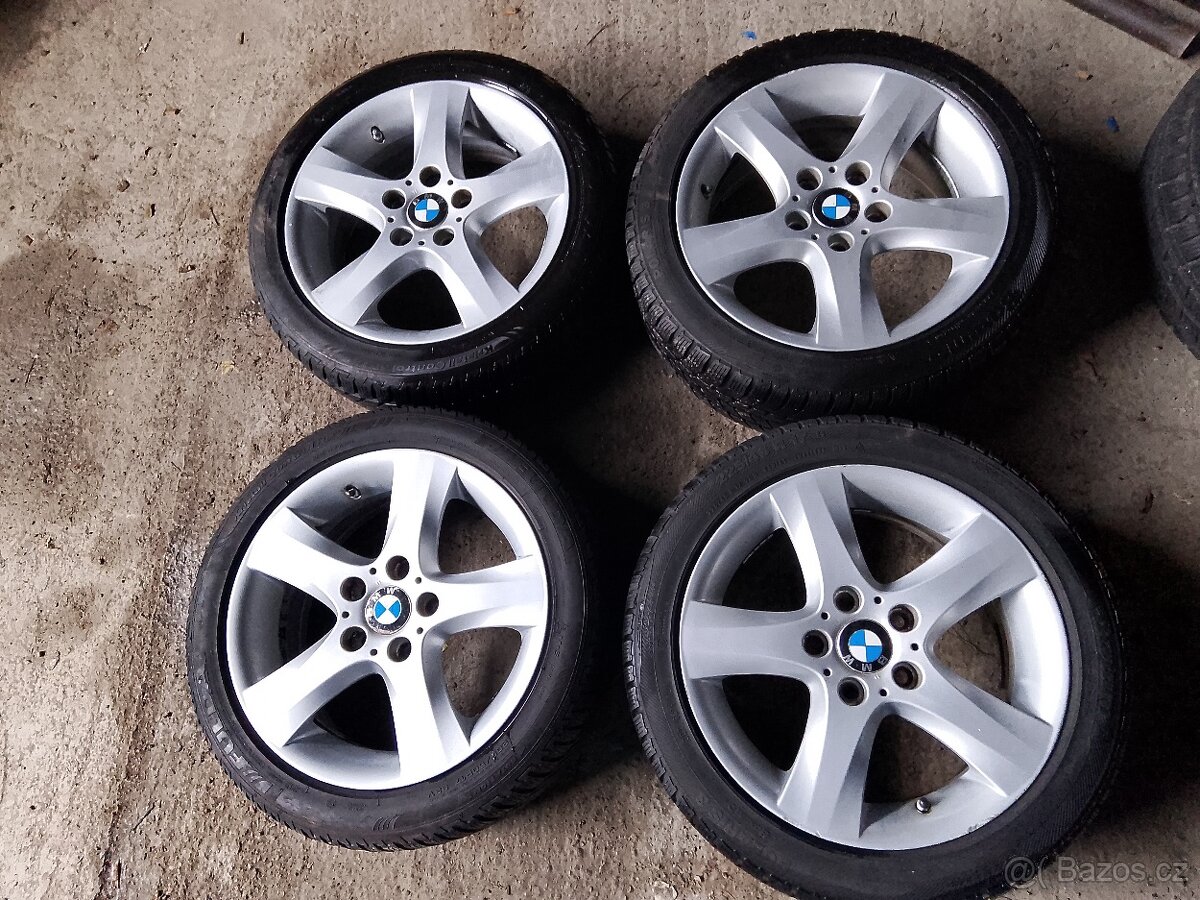 ALU Originál BMW 1er dvourozměr R17 + zimní pneu